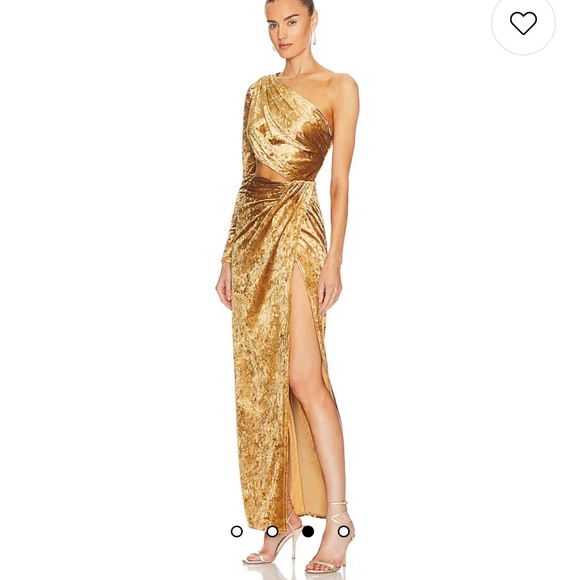 Ronny kobo lorinna dress in butterscotch - Picture 3 of 9